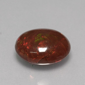 Opale di fuoco naturale multicolore da 2,78 ct, taglio ovale, opaco