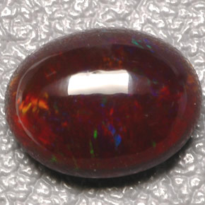Opale di fuoco naturale multicolore da 3,35 ct, trasparente, trasparente/traslucido