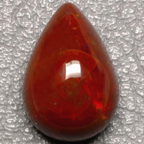 Opale di fuoco Multicolore naturale da 9.01 ct, Forma a pera, Opaco
