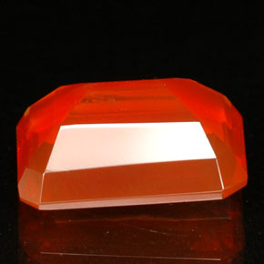 Opale di fuoco naturale arancione da 1,92 ct, trasparente, trasparente/traslucido
