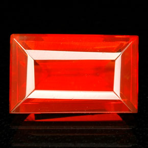 Opale di fuoco naturale arancione da 1,47 ct, trasparente, trasparente/traslucido