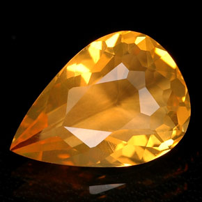 Opale di fuoco naturale arancione da 2,00 ct, trasparente, trasparente/traslucido