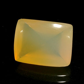 Opale di fuoco Bianco giallo naturale da 4.17 ct, Trasparente, Trasparente/Traslucido