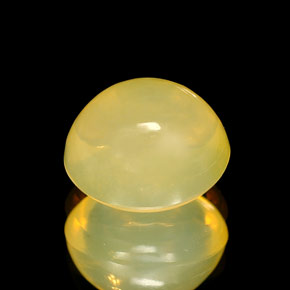 Opale di fuoco naturale giallo da 2,52 ct, trasparente, trasparente/traslucido