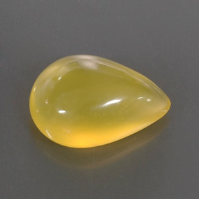 Opale di fuoco naturale giallo da 4,75 ct, trasparente, trasparente/traslucido