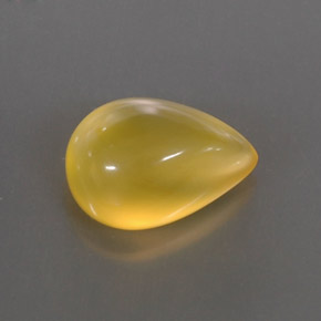 Opale di fuoco naturale giallo da 3,67 ct, trasparente, trasparente/traslucido
