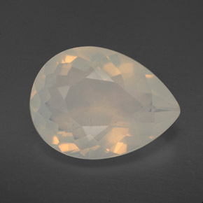 Opale di fuoco naturale giallo da 4,41 ct, trasparente, trasparente/traslucido