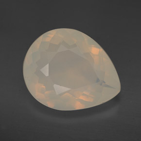 Opale di fuoco naturale giallo da 4,47 ct, trasparente, trasparente/traslucido