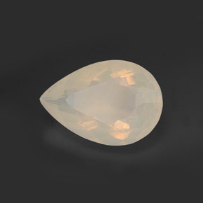Opale di fuoco naturale giallo da 4,60 ct, trasparente, trasparente/traslucido