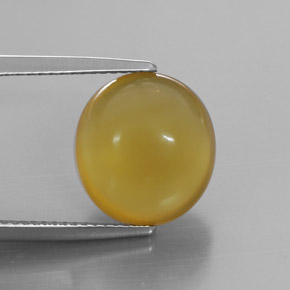 Opale di fuoco Giallo naturale da 5.28 ct, Trasparente, Trasparente/Traslucido