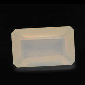 Opale di fuoco Bianco giallo naturale da 6.02 ct, Trasparente, Trasparente/Traslucido