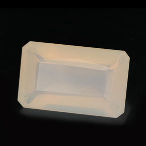 Opale di fuoco Bianco giallo naturale da 6.02 ct, Trasparente, Trasparente/Traslucido