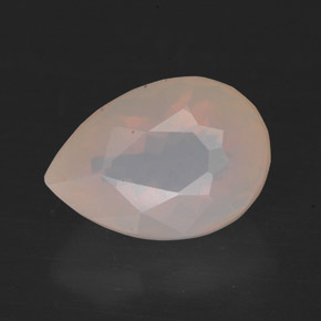 Opale di fuoco naturale giallo da 3,45 ct, trasparente, trasparente/traslucido