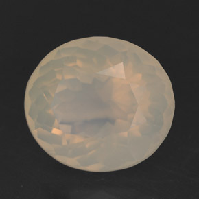 Opale di fuoco Bianco giallo naturale da 4.88 ct, Trasparente, Trasparente/Traslucido