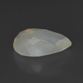 Opale di fuoco naturale bianco da 8,35 ct, trasparente, trasparente/traslucido