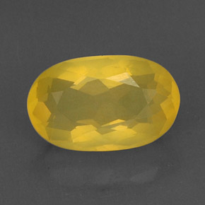 Opale di fuoco naturale giallo da 4,83 ct, trasparente, trasparente/traslucido