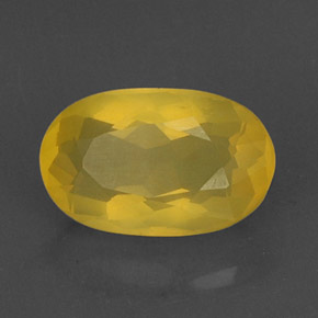 Opale di fuoco naturale giallo da 4,83 ct, trasparente, trasparente/traslucido