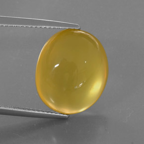 Opale di fuoco naturale giallo da 8,99 ct, trasparente, trasparente/traslucido
