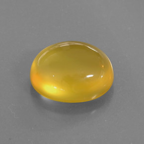 Opale di fuoco naturale giallo da 8,99 ct, trasparente, trasparente/traslucido
