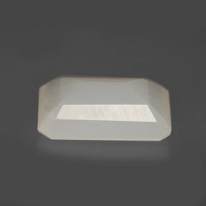 Opale di fuoco naturale bianco da 4,83 ct, trasparente, trasparente/traslucido