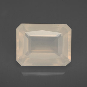 Opale di fuoco naturale bianco da 3,91 ct, trasparente, trasparente/traslucido