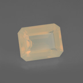 Opale di fuoco naturale arancione da 2,88 ct, trasparente, trasparente/traslucido