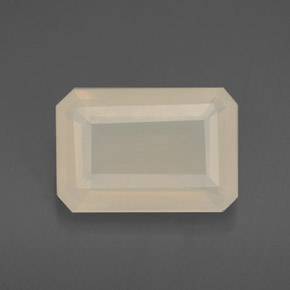 Opale di fuoco naturale bianco da 2,21 ct, trasparente, trasparente/traslucido