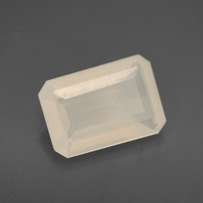 Opale di fuoco naturale bianco da 2,21 ct, trasparente, trasparente/traslucido