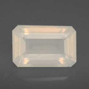 Opale di fuoco naturale bianco da 3,76 ct, trasparente, trasparente/traslucido