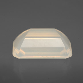 Opale di fuoco naturale bianco da 3,76 ct, trasparente, trasparente/traslucido