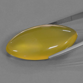 Opale di fuoco naturale giallo da 41,15 ct, marchesa, traslucido