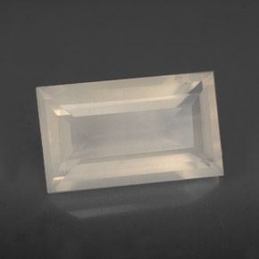 Opale di fuoco naturale bianco da 3,87 ct, trasparente, trasparente/traslucido