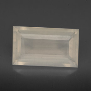 Opale di fuoco naturale bianco da 3,87 ct, trasparente, trasparente/traslucido