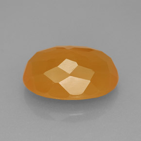 Opale di fuoco naturale arancione da 5,33 ct, trasparente, trasparente/traslucido