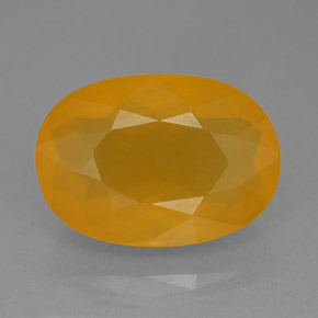 Opale di fuoco Giallo-arancione naturale da 7.98 ct, Trasparente, Trasparente/Traslucido