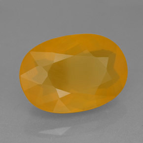 Opale di fuoco Giallo-arancione naturale da 7.98 ct, Trasparente, Trasparente/Traslucido