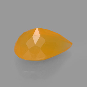 Opale di fuoco naturale arancione da 2,20 ct, trasparente, trasparente/traslucido