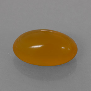 Opale di fuoco naturale arancione da 1,85 ct, taglio ovale, traslucido