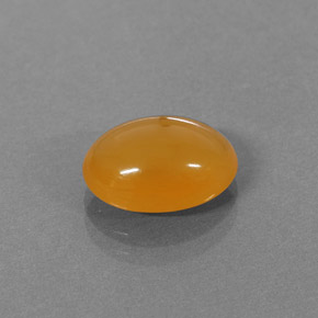 Opale di fuoco Giallo-arancione naturale da 2.58 ct, Taglio ovale, Traslucido