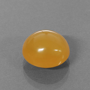 Opale di fuoco naturale arancione da 3,25 ct, taglio ovale, traslucido