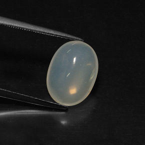 Opale di fuoco naturale bianco da 3,24 ct, trasparente, trasparente/traslucido