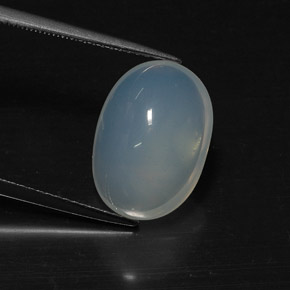 Opale di fuoco naturale bianco da 7,57 ct, trasparente, trasparente/traslucido