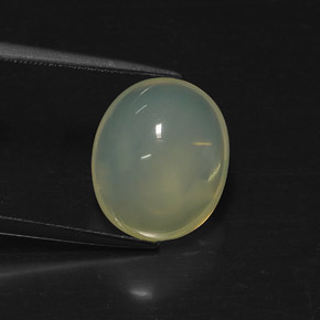 Opale di fuoco naturale giallo da 6,89 ct, trasparente, trasparente/traslucido