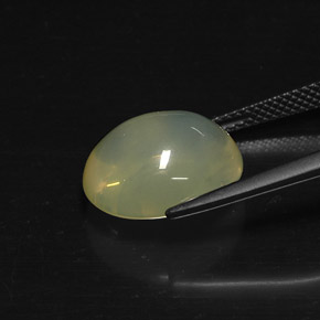 Opale di fuoco naturale giallo da 6,89 ct, trasparente, trasparente/traslucido