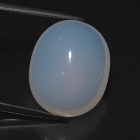 Opale di fuoco naturale bianco da 14,49 ct, trasparente, trasparente/traslucido