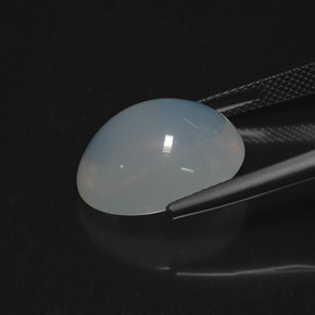 Opale di fuoco Bianco bluastro naturale da 10.79 ct, Trasparente, Trasparente/Traslucido