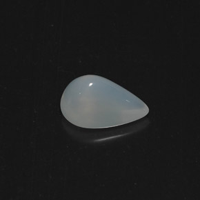 Opale di fuoco naturale bianco da 3,21 ct, trasparente, trasparente/traslucido