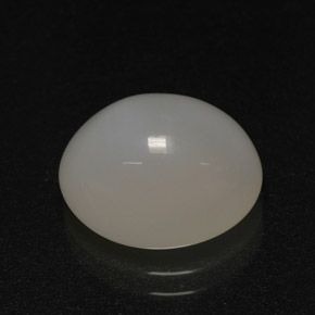 Opale di fuoco naturale bianco da 4,41 ct, taglio ovale, traslucido
