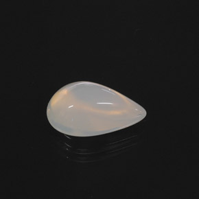Opale di fuoco naturale bianco da 5,01 ct, trasparente, trasparente/traslucido