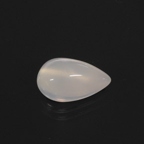 Opale di fuoco naturale bianco da 3,15 ct, trasparente, trasparente/traslucido